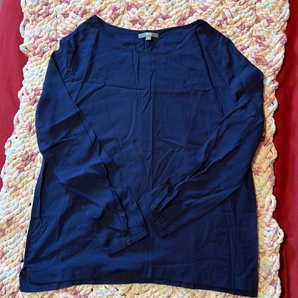 Uniqlo blue blouse size L
